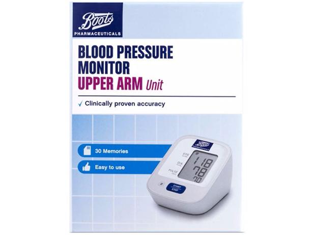 Boots Blood Pressure Monitor - Upper Arm front view