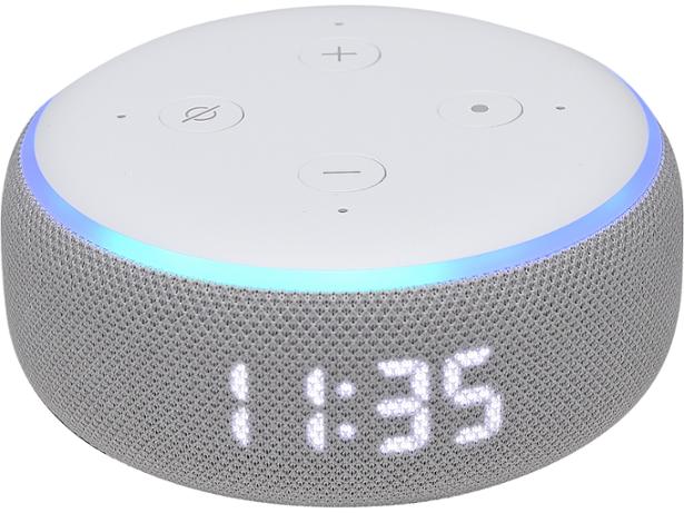 Amazon Echo Dot (3rd Gen) with Clock