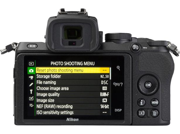 Nikon Z 50 - thumbnail rear