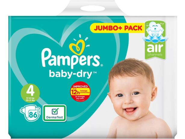 tesco pampers baby dry