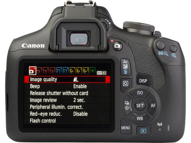 Canon EOS 2000D - thumbnail rear