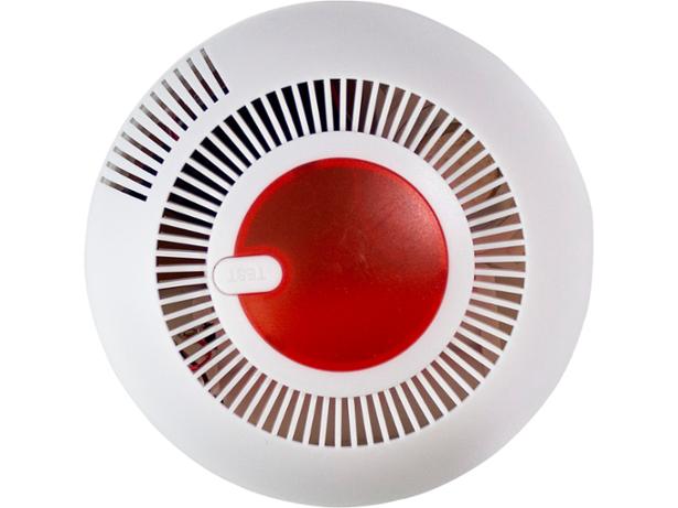 Unbranded Red and white smoke alarm - thumbnail side