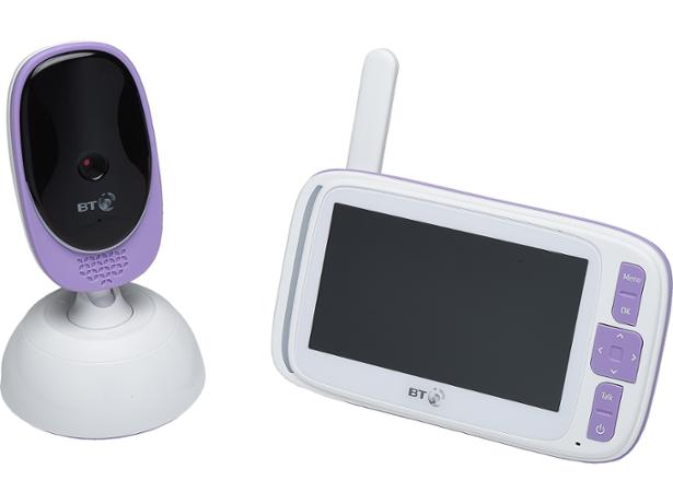 bt smart video baby monitor with 5 inch screen