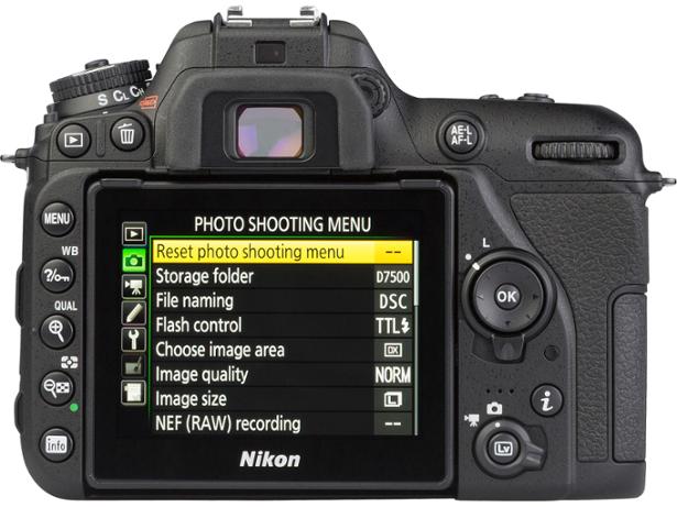 Nikon D7500 - thumbnail rear