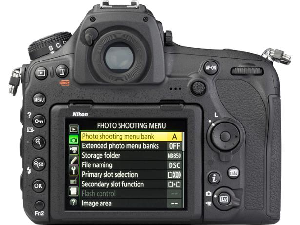 Nikon D850 - thumbnail rear
