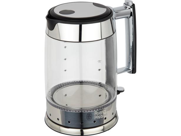 russell hobbs clear glass kettle