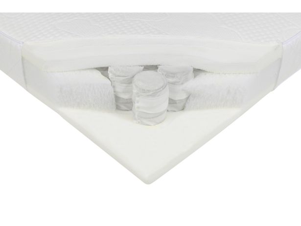 Mother & baby White Gold Anti Allergy Pocket Sprung Cot Bed Mattress