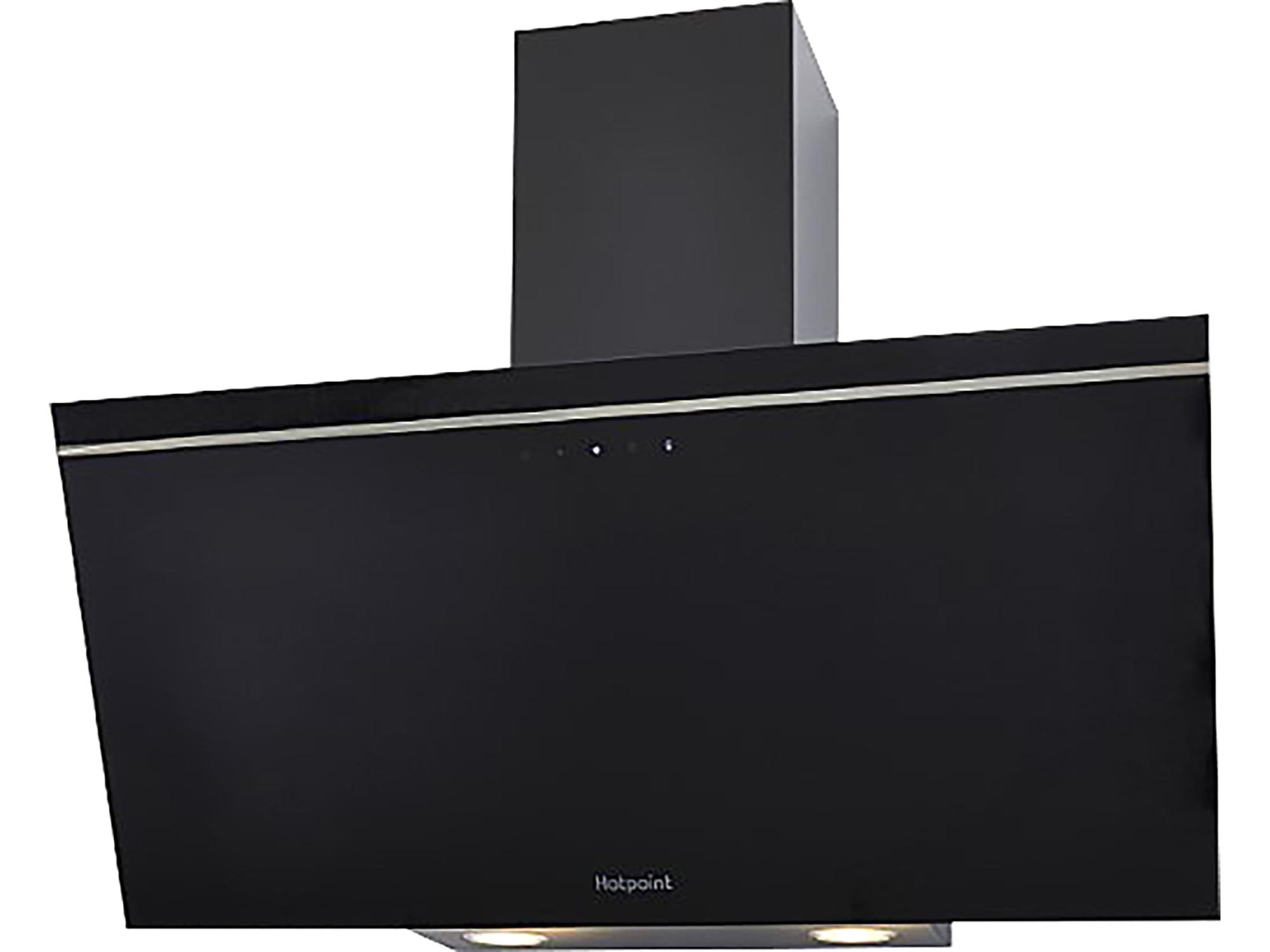 Hotpoint PHVP 82F LT K review Angled chimney 80cm Cooker hood Which?