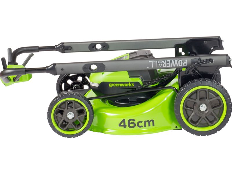 Greenworks POWERALL 48V (24V x 2) Lawn Mower 46cm SP Gen. II (MO48L424-01) - thumbnail rear