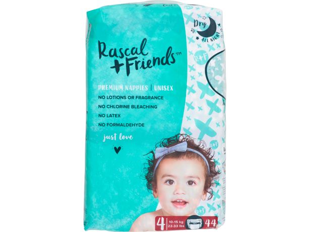 Rascal + Friends Premium Nappies