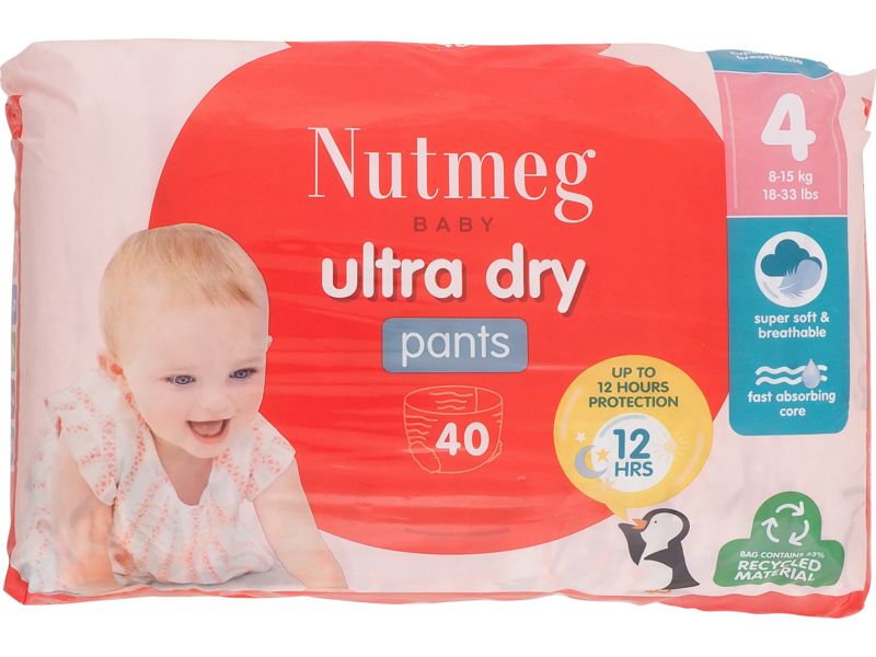 Morrisons Nutmeg Baby Ultra Dry Pants