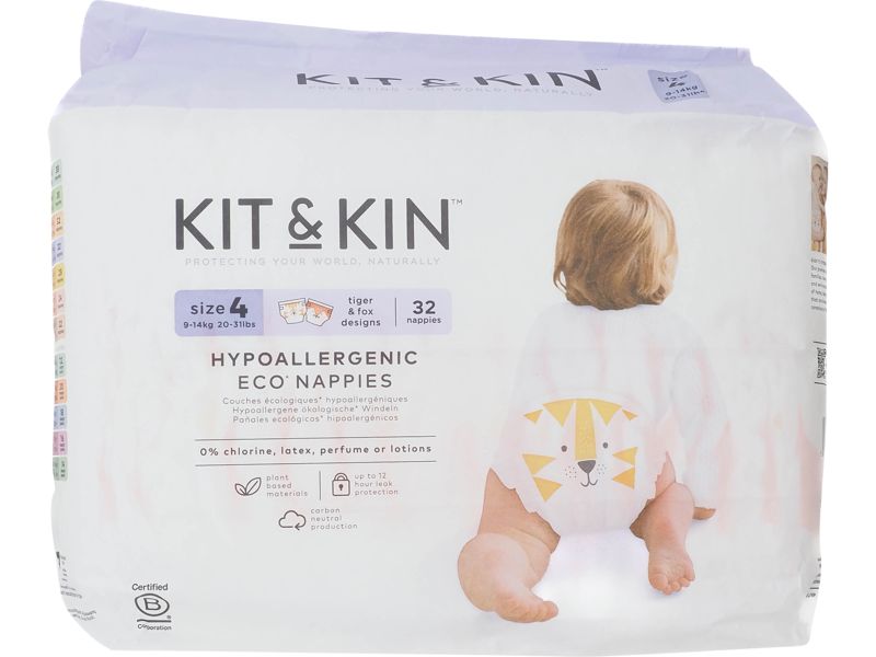 Kit & Kin Hypoallergenic Nappies