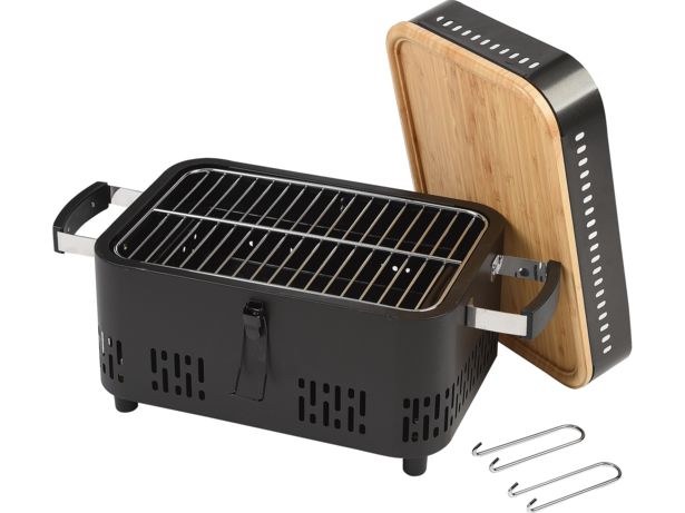 Argos Home Table Top Charcoal BBQ - Black 961/1672 - thumbnail front