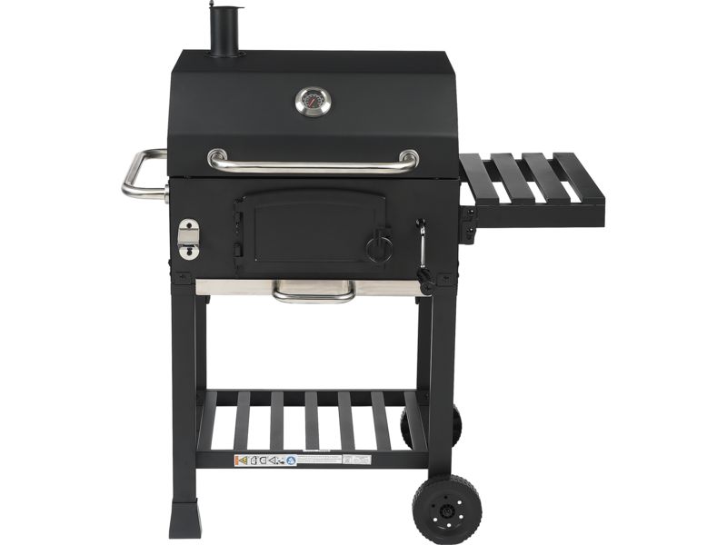 Argos Home American Style Charcoal BBQ 868/8022 - thumbnail side
