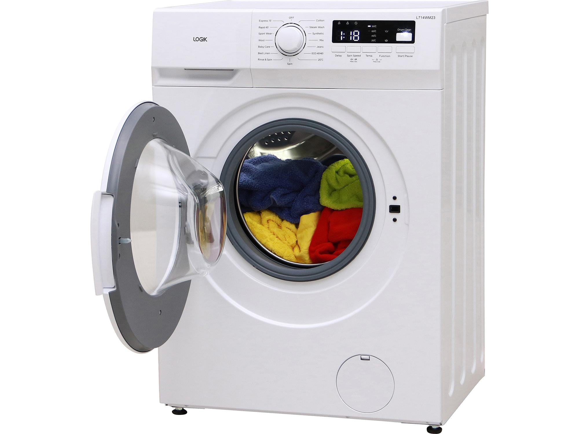 Logik L714WM23 review Freestanding 7kg Washing machine Which?