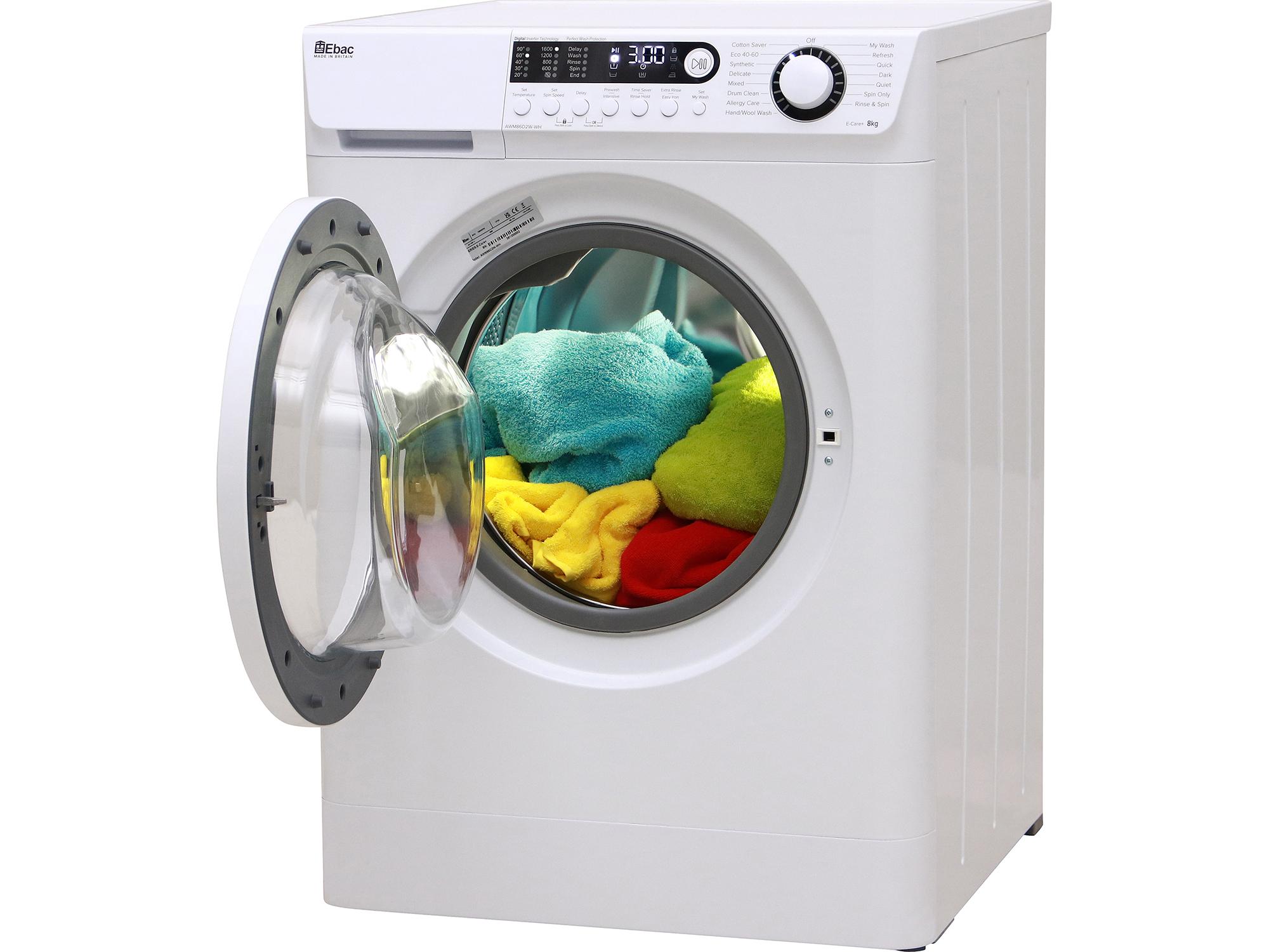 Ebac Maxi Wash AWM86D2WWH review Freestanding 8kg Washing machine
