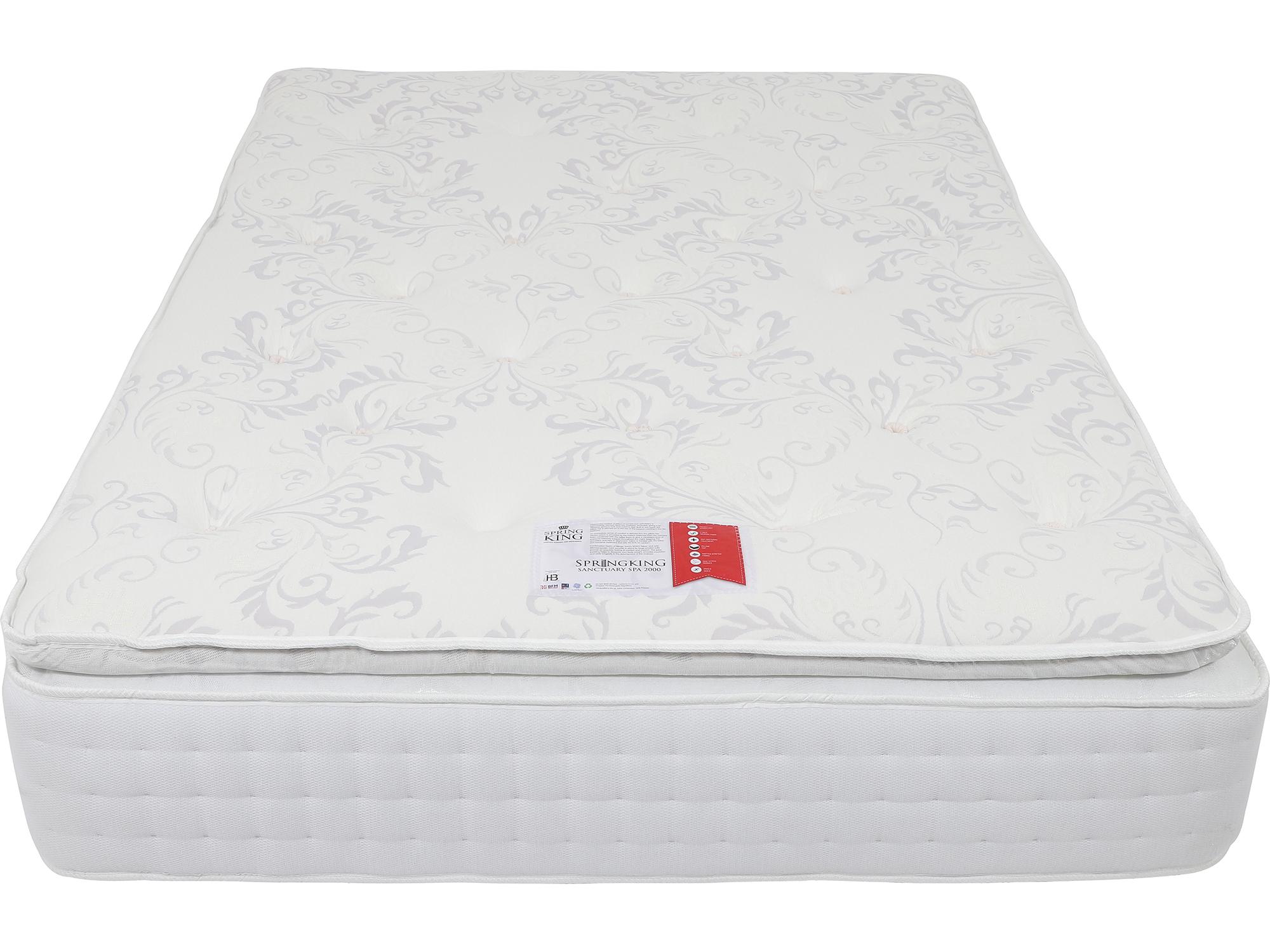 spring king sanctuary spa 2000 pillow top mattress