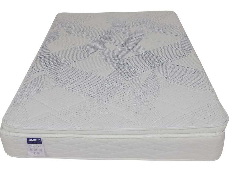Bensons for Beds Simply Memory Foam Pocket Sprung Pillowtop - thumbnail rear
