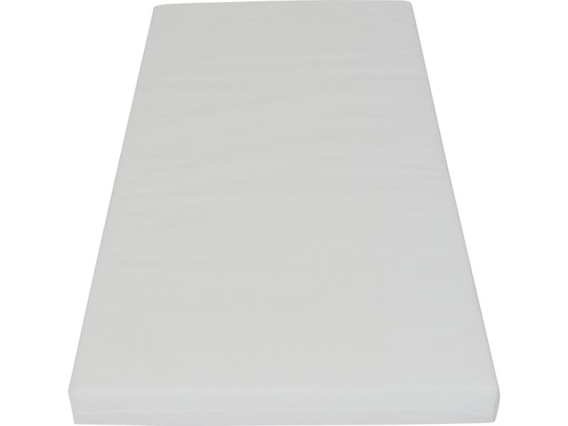 obaby foam 140x70cm cot bed mattress white