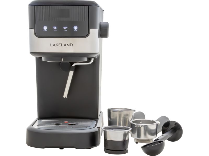 Lakeland Espresso 3-in-1 Coffee Machine 28209 - thumbnail side