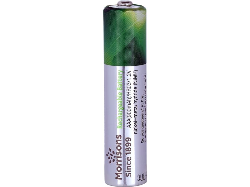 Morrisons Rechargeable Batteries AAA - thumbnail front