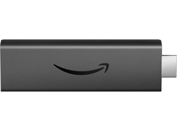 Amazon Fire TV Stick HD with Alexa remote (2021) front view