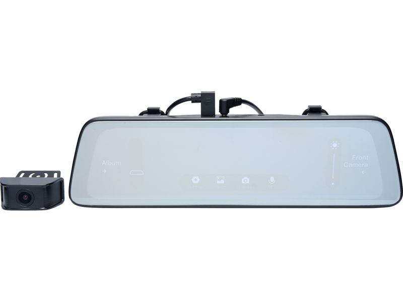 Road Angel Halo View Rear View Mirror and Dash Cam - thumbnail front