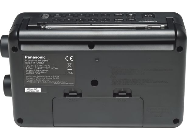 Panasonic RF-D30BTEB-K - thumbnail rear