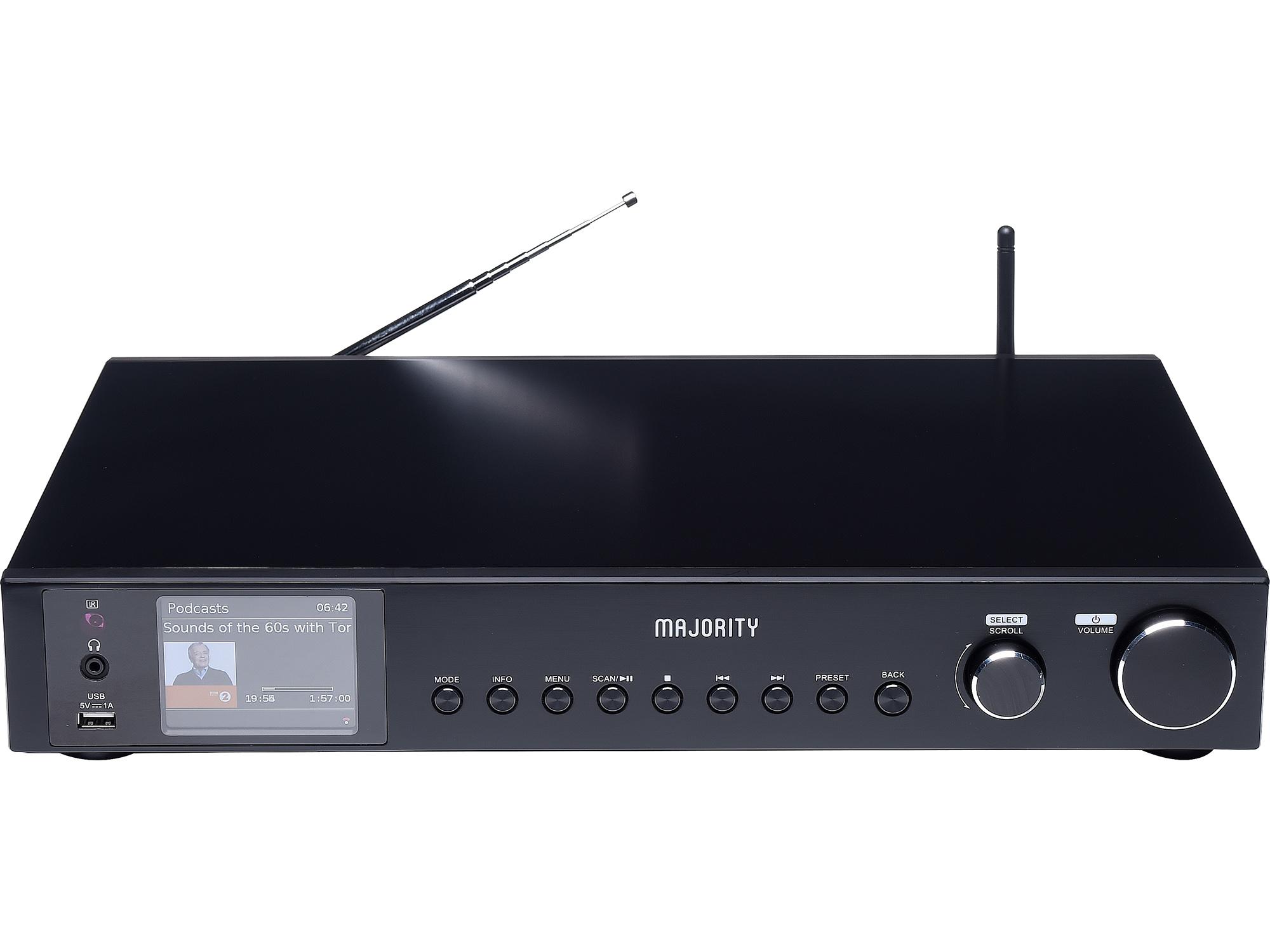 Majority Fitzwilliam 3 (with D40 Active Bluetooth Bookshelf Speakers