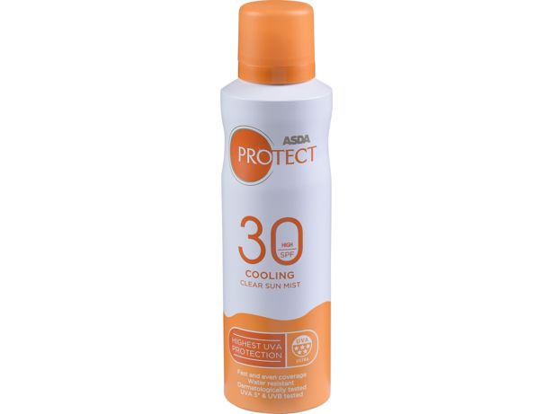 Asda Protect Cooling Clear Sun Mist SPF30
