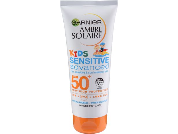 Garnier Ambre Solaire SPF 50+ Kids Sensitive Advanced Sun Cream SPF50+