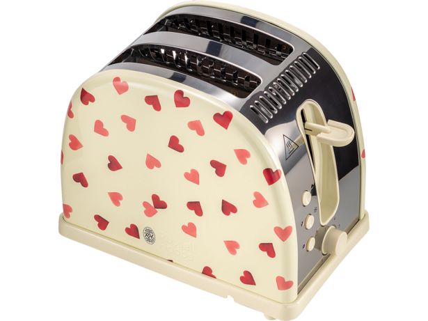 Russell Hobbs Pink Hearts 2 slice toaster