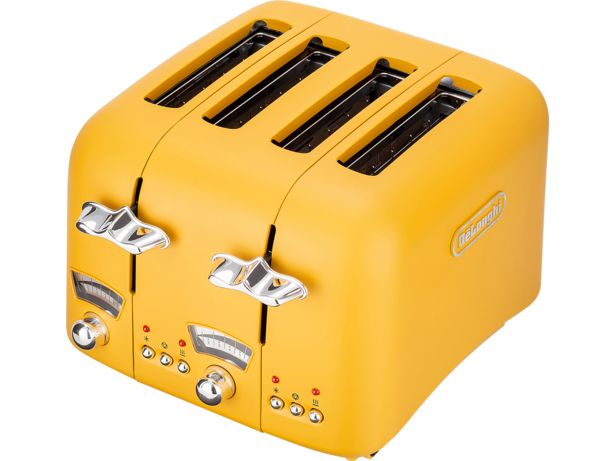 DeLonghi Argento Silva CT04.Y four-slice toaster