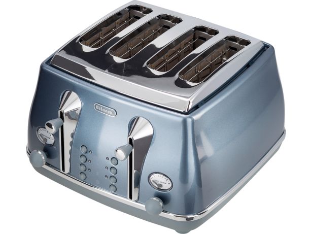 DeLonghi Icona Metallics CTOT4003.AZ four-slice toaster