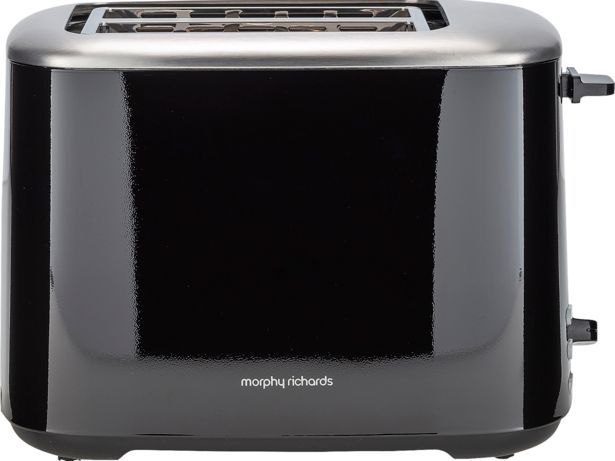 Morphy Richards Equip Black 2 Slice Toaster - thumbnail side