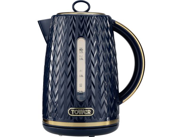 Tower Midnight Blue 3KW Rapid-boil kettle - thumbnail front