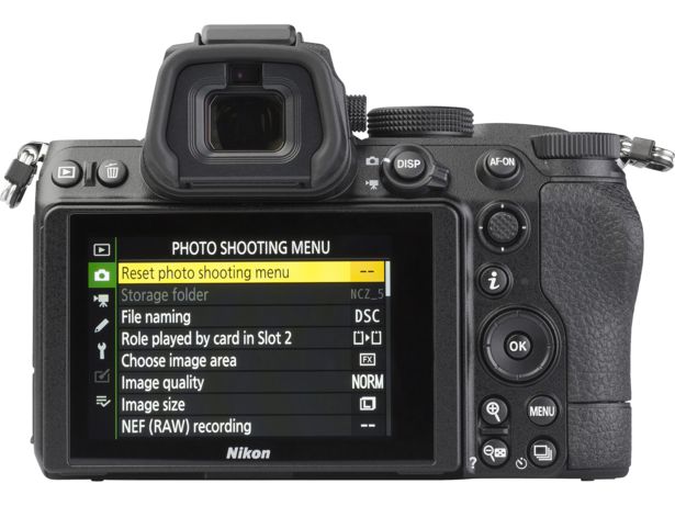 Nikon Z5 - thumbnail rear