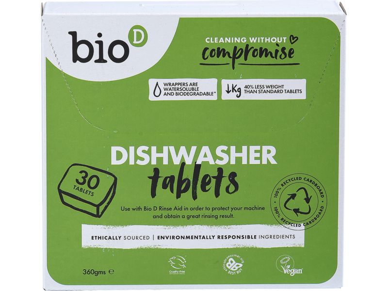 Bio-D Original Dishwasher Tablets front view