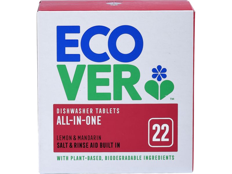 Ecover All in One Dishwasher Tablets - thumbnail front