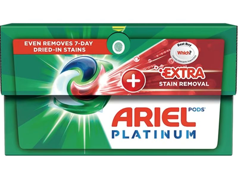 Ariel Platinum Pods + Extra Stain Removal - thumbnail front