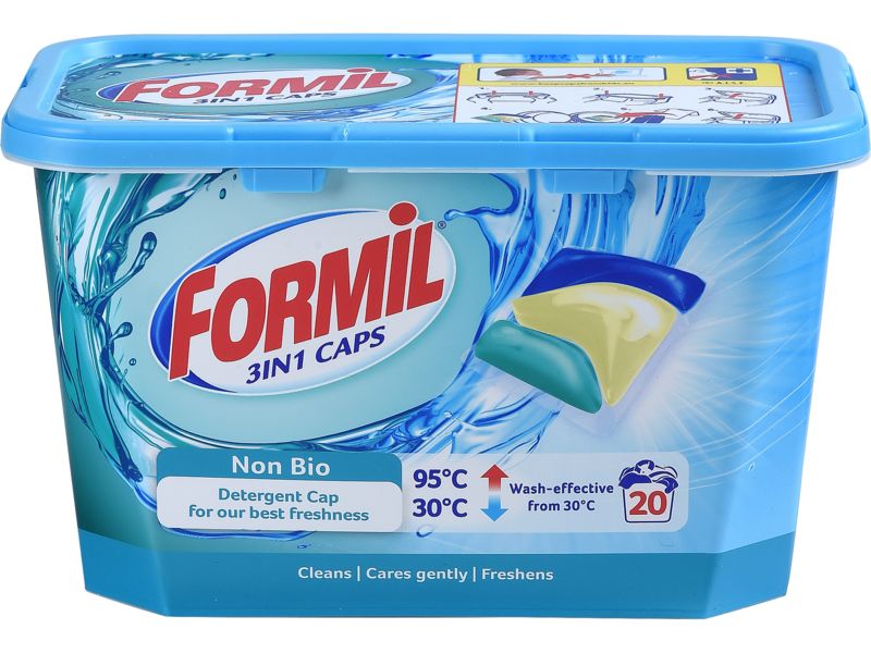 Lidl Formil 3in1 Liquid tabs Non Bio - thumbnail front