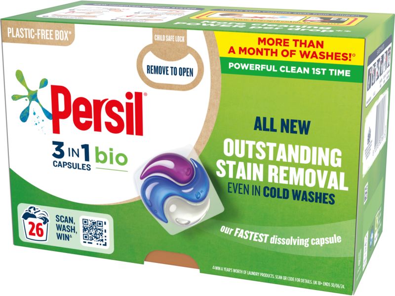Persil Bio 3 in 1 Capsules - thumbnail front