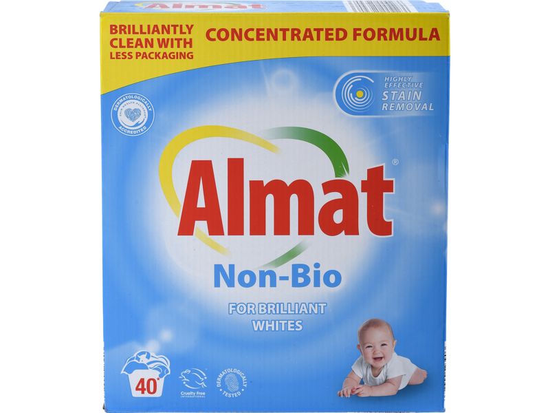 Aldi Almat Non-Bio Washing Powder - thumbnail front