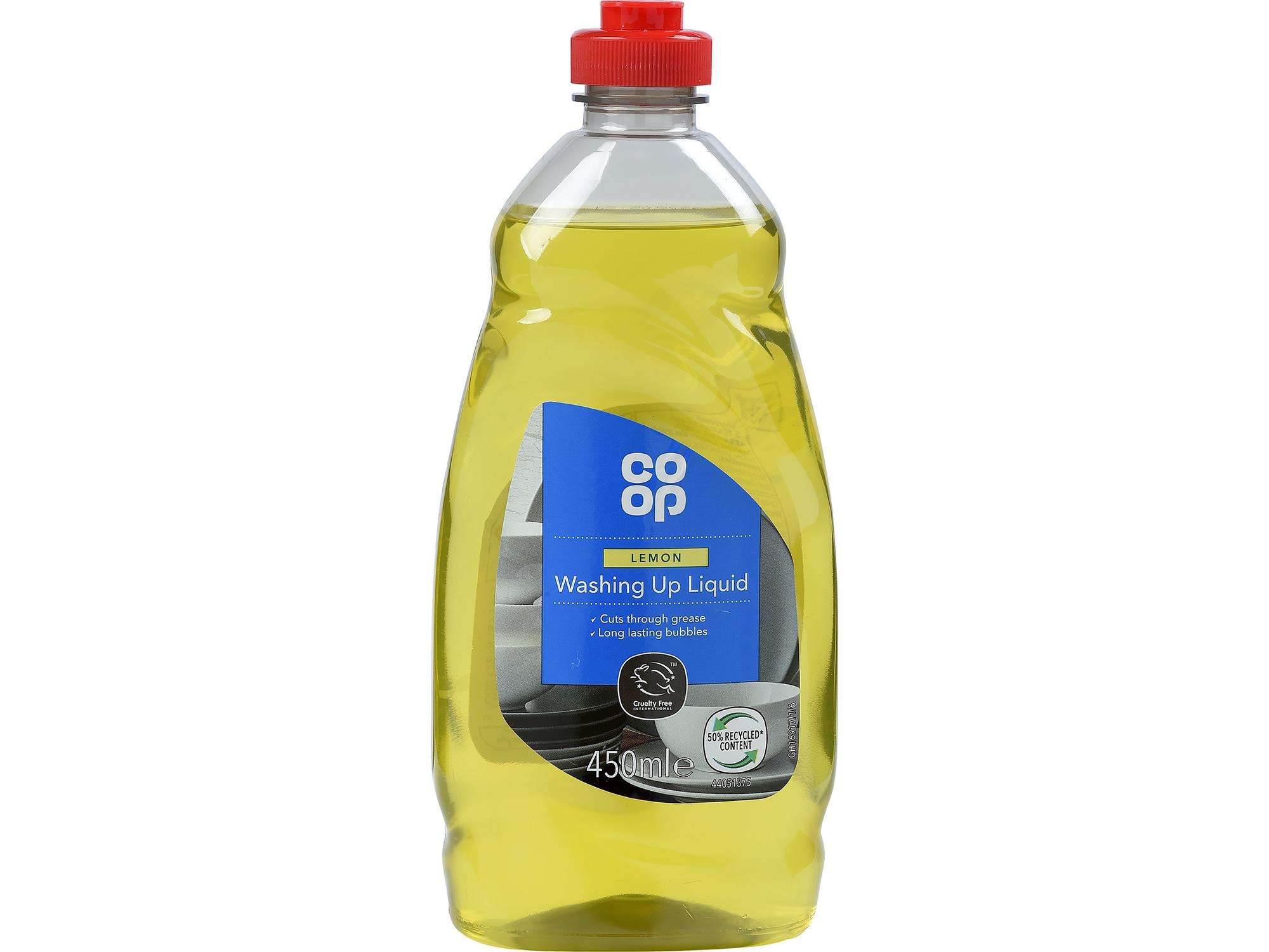The Cooperative Lemon Washing Up Liquid review 15p per 100ml Washing