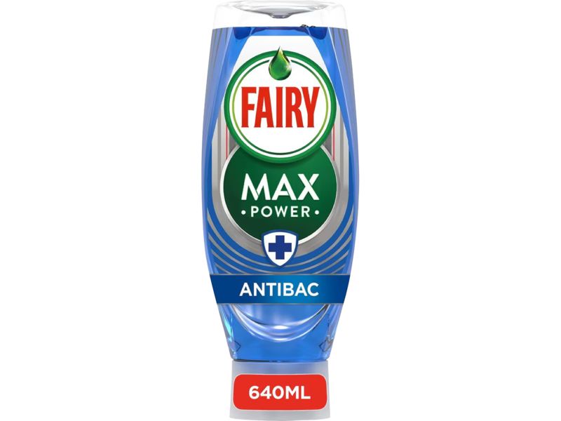Fairy Fairy Max Power Antibac Washing Up Liquid front view