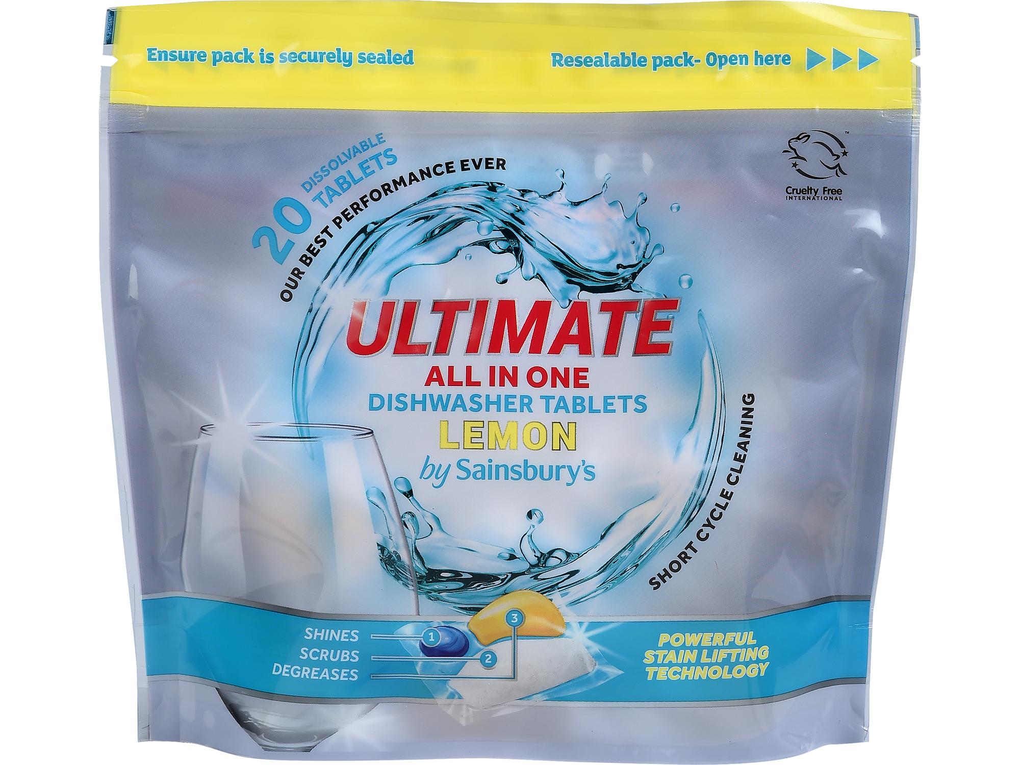 Sainsbury's Advanced Dishwasher Ultimate Lemon review Dishwasher