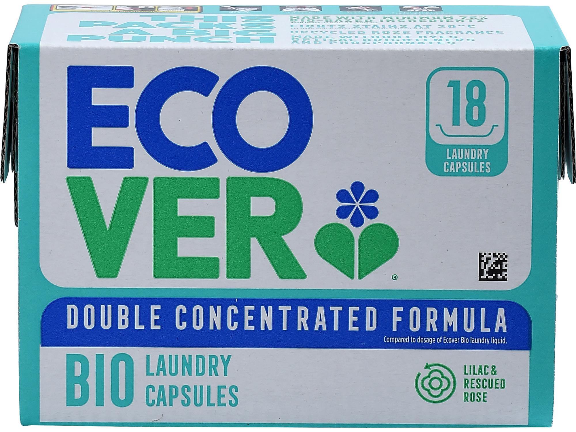 Ecover Bio Laundry Capsules review Bio 34 washes per pack 32p per
