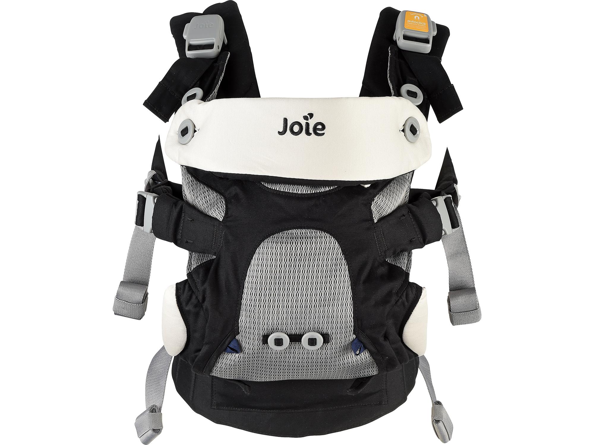 Joie Savvy Baby Carrier review Buckles, buttons and snaps Facing in