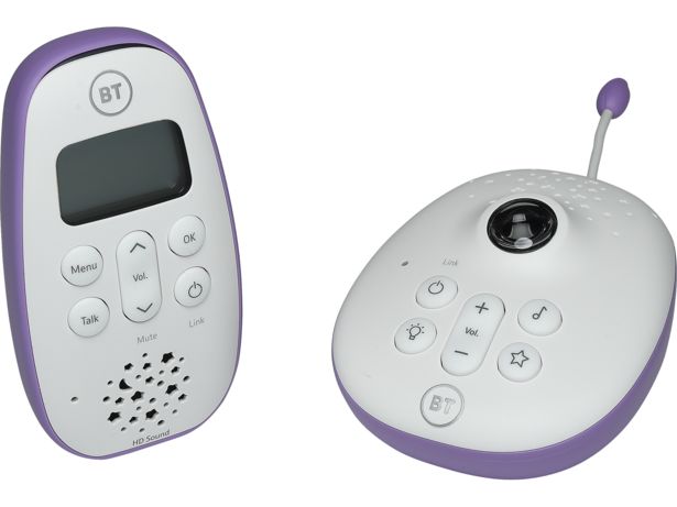 BT Audio Baby Monitor 450 Lightshow front view