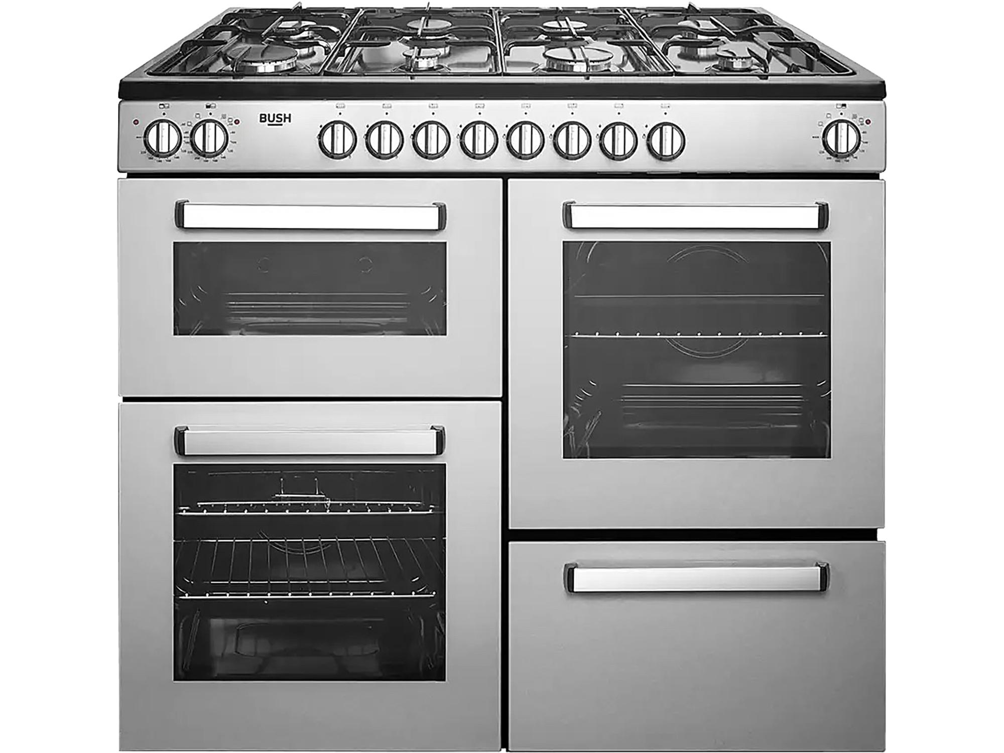 Bush BRC100DHESS review Dual fuel 100cm Range cooker Which?